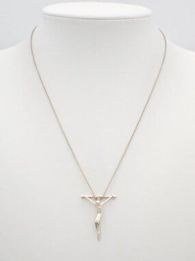 Tiffany & Co. Elsa Peretti Crucifix Necklace 925